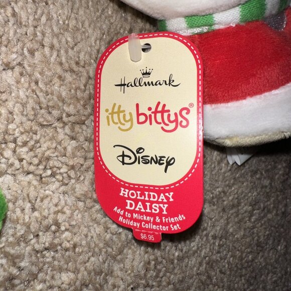 Disney Ltd Edition Mickey Mouse & Daisy Hallmark Christmas Itty Bittys 5” NWT - Picture 3 of 4